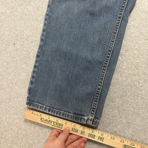 Levis Jeans Mens 36x30 Blue 559 Relaxed Straight Cotton Blend Denim (Meas 36x29) - Picture 6 of 9